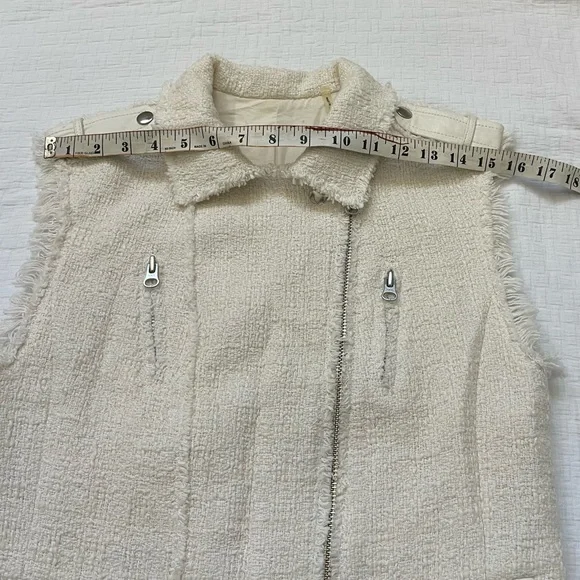 Rebecca Taylor tweed moto vest - Picture 6 of 8